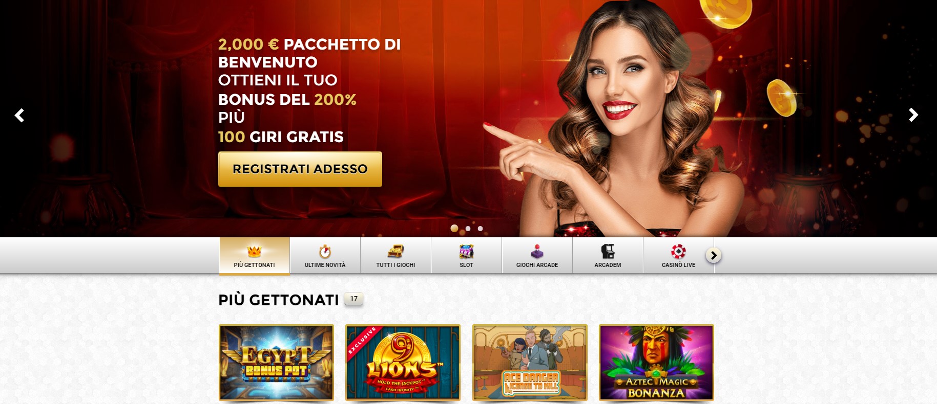 Il banner che promuove il pacchetto di benvenuto di Unique Casino, con grafiche accattivanti che evidenziano l'offerta di un bonus del 200% fino a 2,000 € più 100 giri gratis, invitando i nuovi giocatori a usufruire di questa vantaggiosa promozione all'iscrizione.